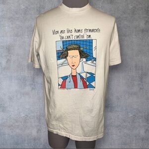 Vintage joke t shirt 90s funny tee